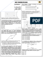 Lista - 03 - Potencial Elétrico, Trabalho Da Força Elétrica e Energia Potencial Elétrica