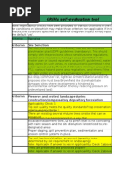 GRIHA Evaluation Checklist