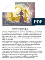 Kabbale Pratique