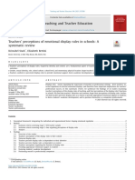 2021 - Stark & Bettini - Teachers' Perceptions of Emotional Display Rules in Schools