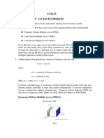 Unit-Iv Multiple Division Access Techniques