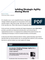 Accelerate - Building Strategic Agility For A Faster-Moving World