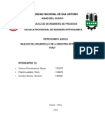 Analisis de La Industria Petroquimica en El Peru