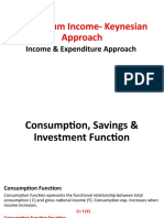 Equilibrium Income-Keynesian Approach