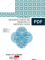 Patrones Modificados de Herencia Mendeliana