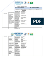 Plano de Ed Física Agosto Setembro