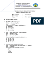 Soal Us Fix 2022 - SD 001 Talisayan