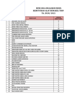 Rencana Anggaran Biaya Kebutuhan Alat Bengkel TBSM TA. 2020/ 2021