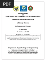 Embedded System Design (Theory Notes) Autonomous Course: Department OF Electronics & Communication Engineering