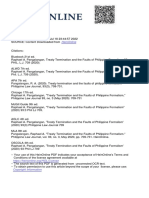 Treaty Termination and The Faults of Philippine Formalism