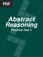 Reasoning: Practice Test 1