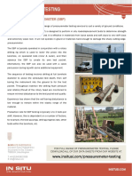 Pressuremeter Testing: Self Boring Pressuremeter (SBP)