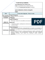 Plano de Aula - 27 A 01 de Julho