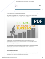 5 ETAPAS DE UM PROJETO DE SUCESSO - Clube Do Projetista