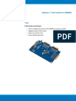 Section 2 - Port Control On SAMD20: Tasks