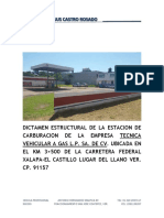 DICTAMEN ESTRUCTURAL (Estacion de Carburacion El Castillo