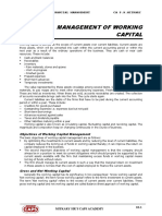 Ca Inter FM Chapter 10 Management of Working Capital