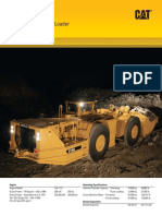 Underground Mining Loader: Engine Operating Specifications