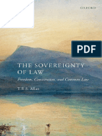 T.R.S. Allan - The Sovereignty of Law - Freedom, Constitution and Common Law-Oxford University Press (2013)