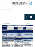 Planificación Segundo Parcial Primer Quimestre VIDEO FÍSICA