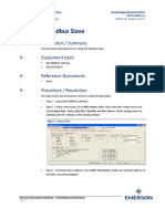 ROC and FloBoss Modbus Slave Configuration