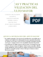 Tecnicas y Practicas de Movilizacion Del Adulto Mayor