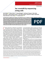 PIC-Seq Dissecting Cellular Crosstalk by Sequencing Physically Interacting Cells