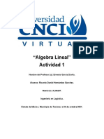 Algebra Lineal Actividad 1