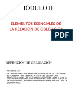 Clase Elementos Esenciales de La Obligacion