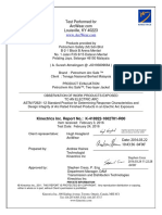 Test Performed For Louisville, KY 40223: Kinectrics Inc. Report No.: K-418922-1602T01-R00