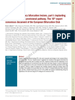 Treatment of Coronary Bifurcation Lesions Part I Implanting The First Stent in T