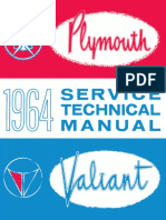 1964 Plymouth Valiant Service Manual