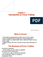 Lesson 1 Introduction To Forex Trading