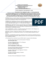 Republic of The Philippines Autonomous Region in Muslim Mindanao Province of Magundanao Municipality of Upi Barangay Kibucay Office of The Punong Barangay