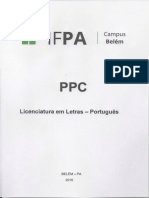 PPC de Letras - Língua Portuguesa, Licenciatura - IfPA Campus Belém