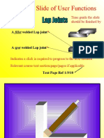 Example Slide of User Functions: Time Guide The Slide Should Be Finished by