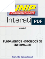 Slides - Unidade II FUNDAMENTOS HISTÓRICOS DE ENFERMAGEM