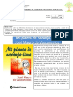 Guía Comprensión Lectora "Mi Planta de Naranja Lima"