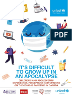 Its Difficult To Grow Up in An Apocalypse Childrens and Adolescents Experiences Perceptions and Opinions On The COVID 19 Pandemic in Canada