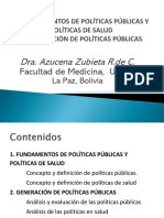 Tema 1 y 2 Fundamentos y Generación de Políticas de Salud