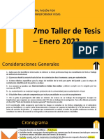 7mo Taller de Titulación UPN