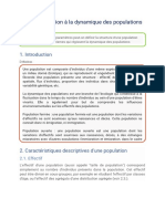 5 - 2.5. Introduction À La Dynamique Des Populations