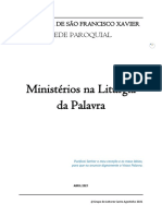 FormaçãoLeitores2021 MinistériosNaLiturgiaDaPalavra  