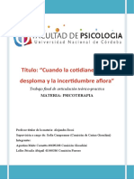 Trabajo Final Monografia Psicoterapia