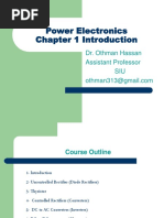 Power Electronics Chapter 1 Introduction: Dr. Othman Hassan Assistant Professor SIU