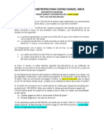 MATEMÁTICAS FINANCIERAS Práctca 1, I Examen Parcial I Cuatrimestre 2021