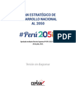 PERU Plan Estratégico de Desarrollo Nacional Al 2050 - Versión Sin Diagramar