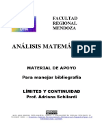 Análisis Matemático I: Facultad Regional Mendoza