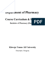 Syllabus (Pharmacy) With Old Version New Credit