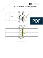 Hydrodynamic Calculation Butterfly Valve Lattice Disc